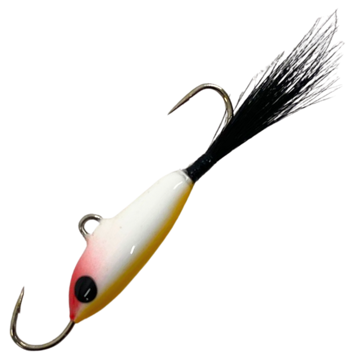 Pilkkipaja Nappula Karvapyrstö tasapaino 21mm 5g | Punavalko