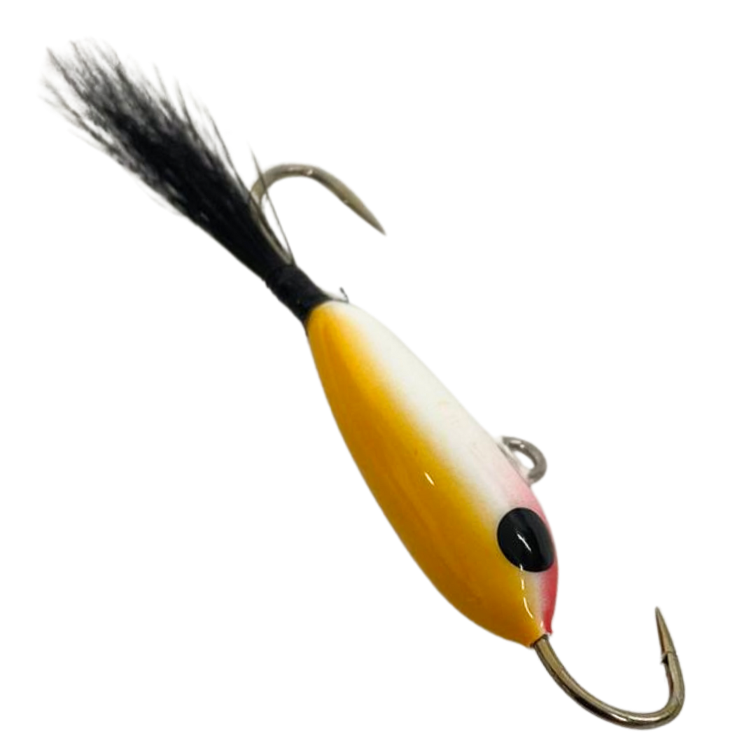 Pilkkipaja Nappula Karvapyrstö tasapaino 21mm 5g | Punavalko