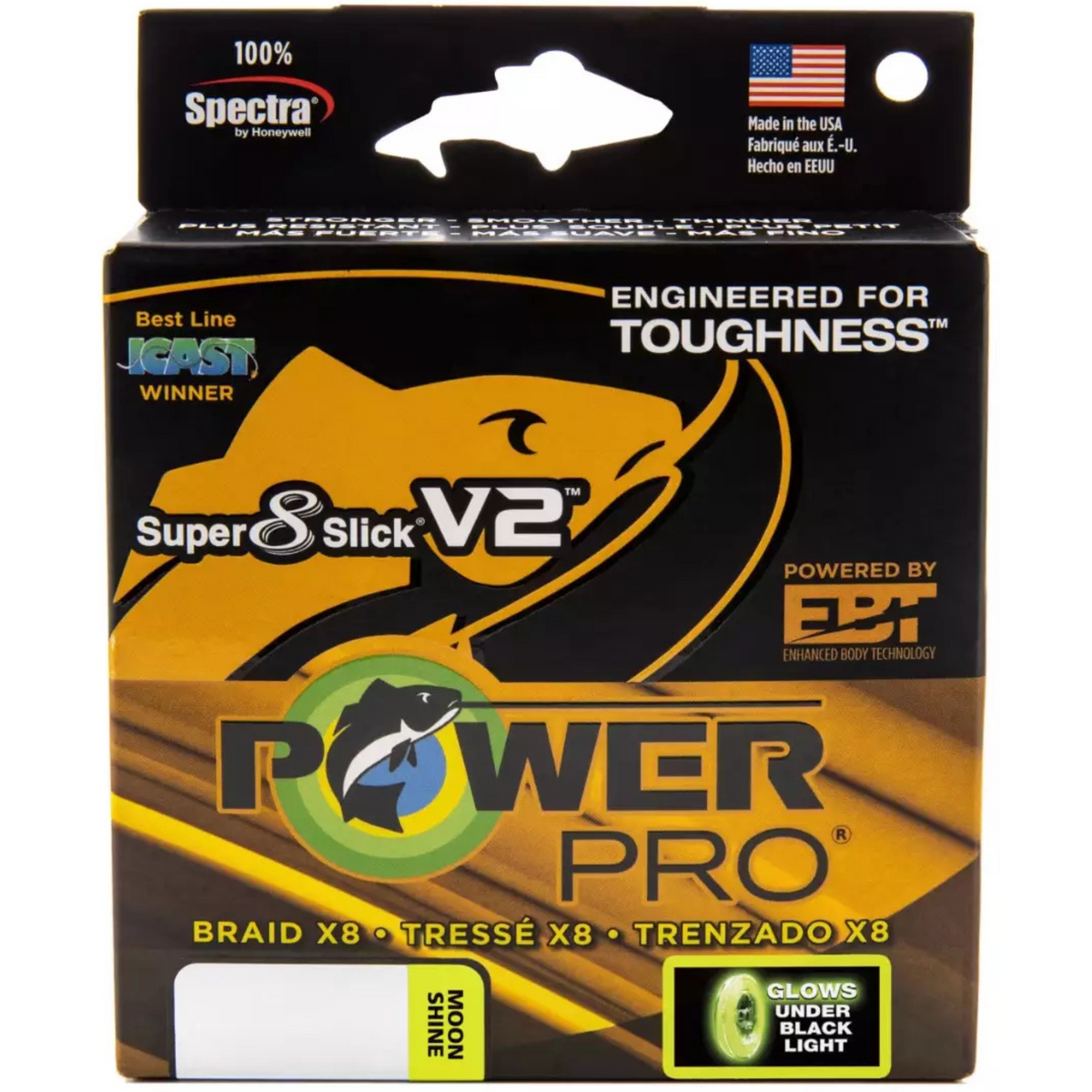 PowerPro Super8Slick V2 -kuitusiima 275m | Moon Shine