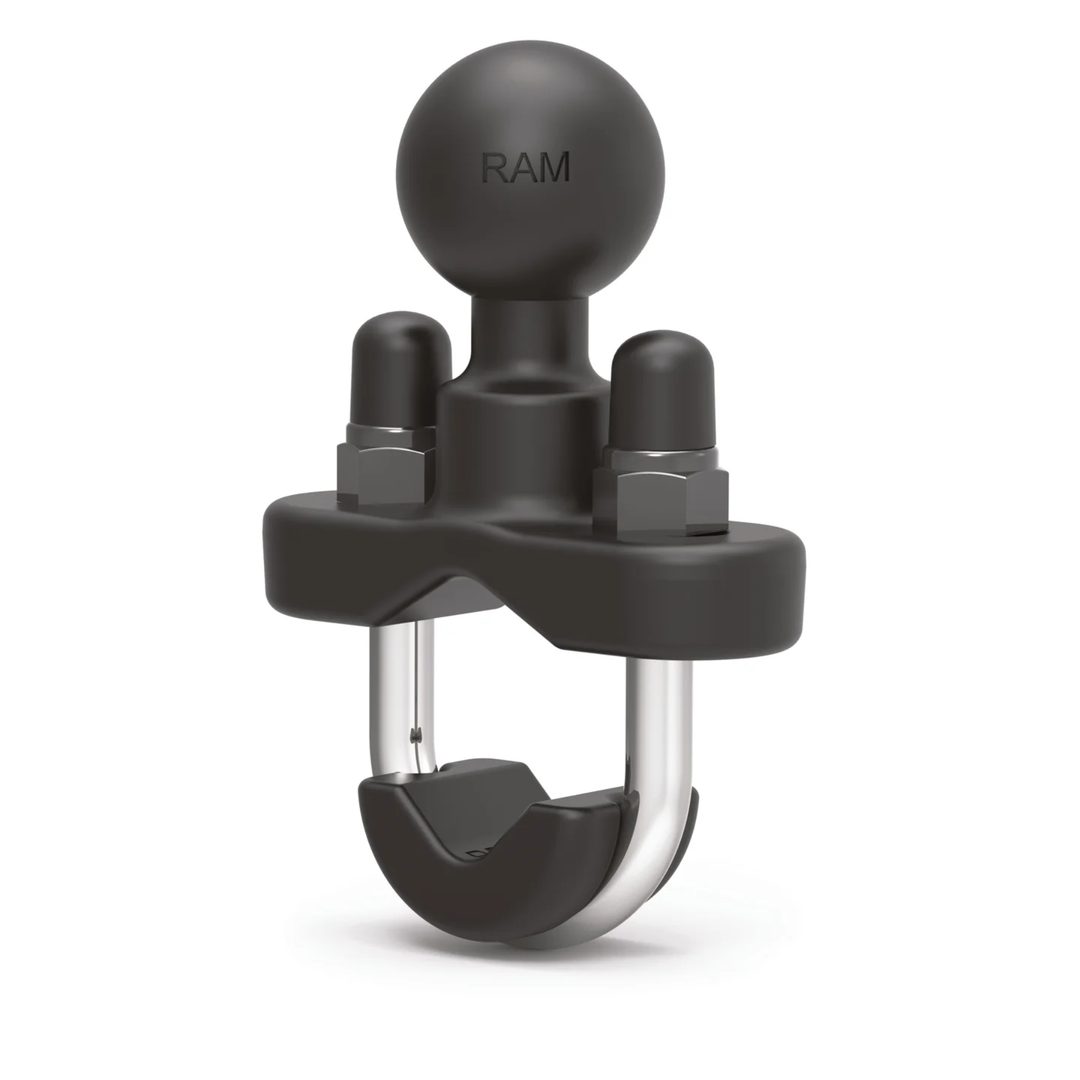 RAM Mounts putkikiinnike 0.5"-1" + pallokiinnike | B-sarja