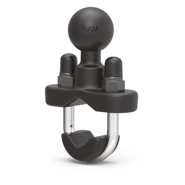 RAM Mounts putkikiinnike 0.5"-1" + pallokiinnike | B-sarja
