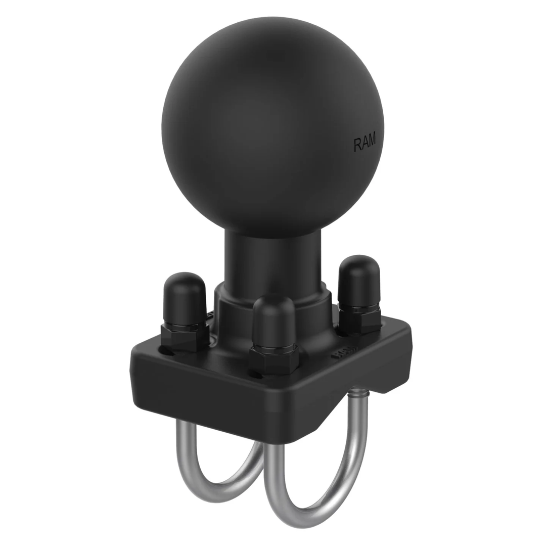 RAM Mounts putkikiinnike 1"-1.25" + pallokiinnike | D-sarja