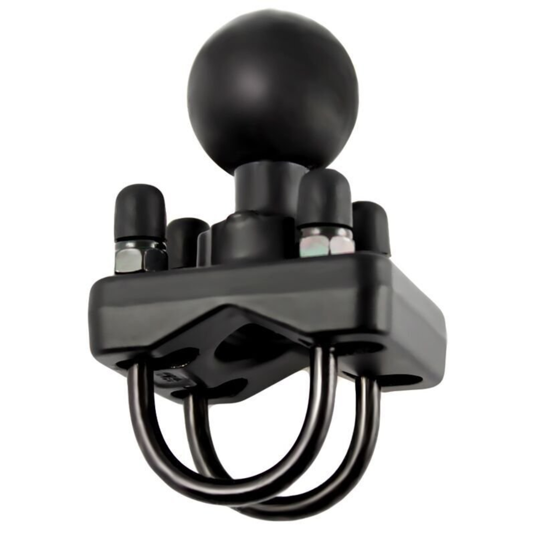RAM Mounts putkikiinnike 1"-1.25" + pallokiinnike | D-sarja