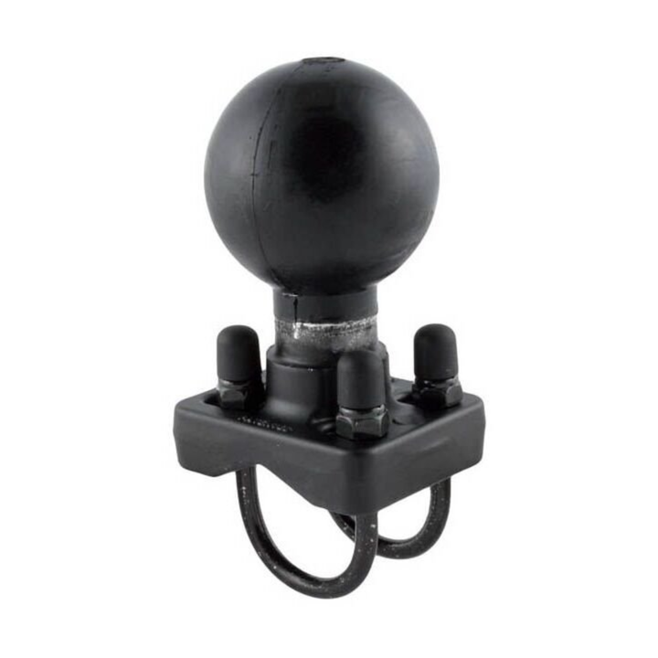 RAM Mounts putkikiinnike 1"-1.25" + pallokiinnike | D-sarja