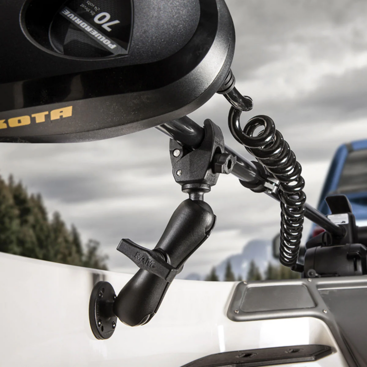 RAM Mounts Keulamoottorin tukisarja Tough-Claw | 1.5" C-sarja