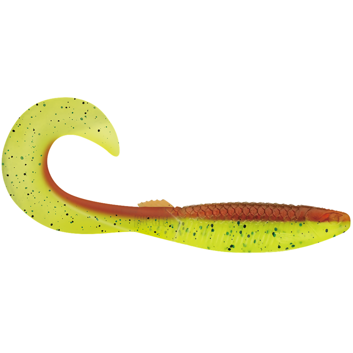 Rapala Crushcity The Curl 4" jigi 3kpl | Motor Oil Chartreuse