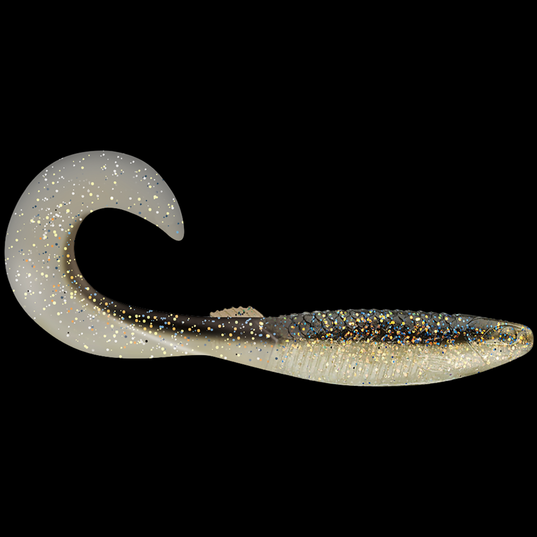 Rapala Crushcity The Curl 3" jigi 4kpl | Sparkle Shad