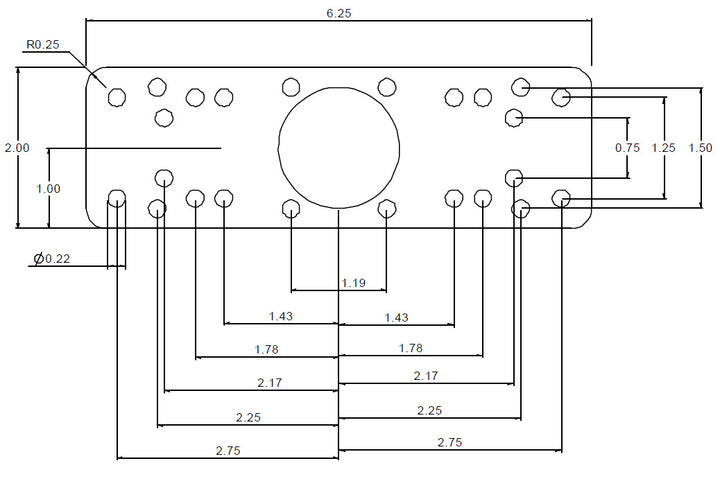 RAM Mounts Kaikuluotainteline 9cm | 1.5" C-sarja