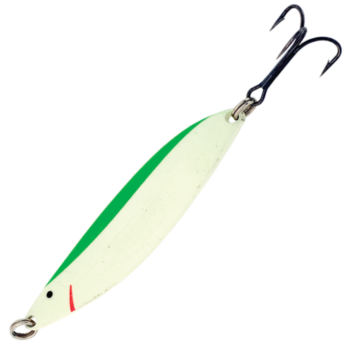 Remen Møresilda 75mm 18g Meritaimenlusikka | WHITE/GREEN