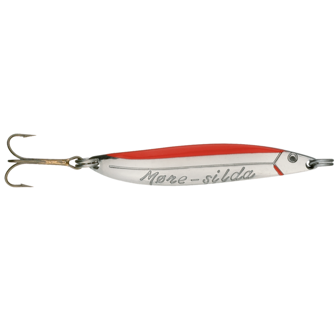 Remen Møresilda 75mm 18g Meritaimenlusikka | SILVER/RED