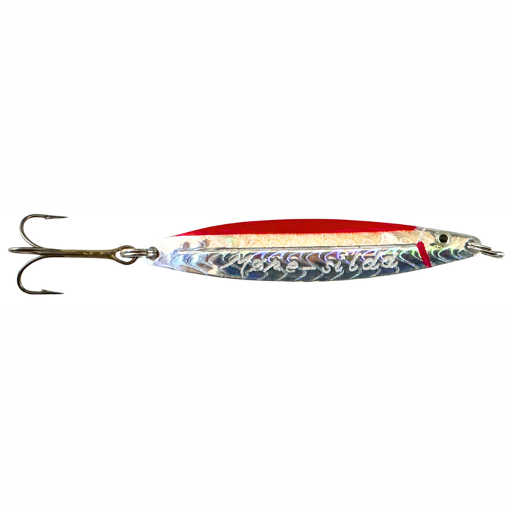 Remen Møresilda Holographic 75mm 18g Meritaimenlusikka | SILVER/RED