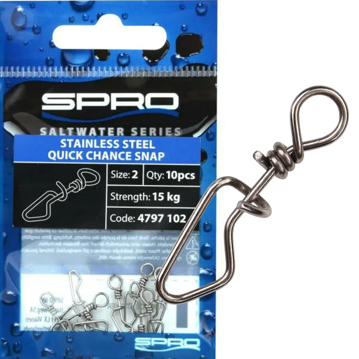 SPRO Quick Chance Snap Viehelukko 10kpl