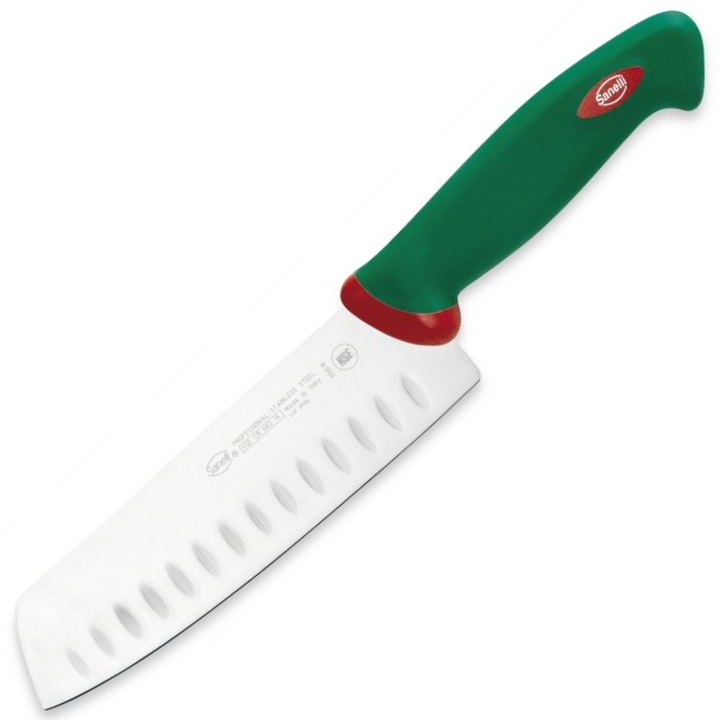 Sanelli Premana 18cm japanilainen kokkiveitsi urilla