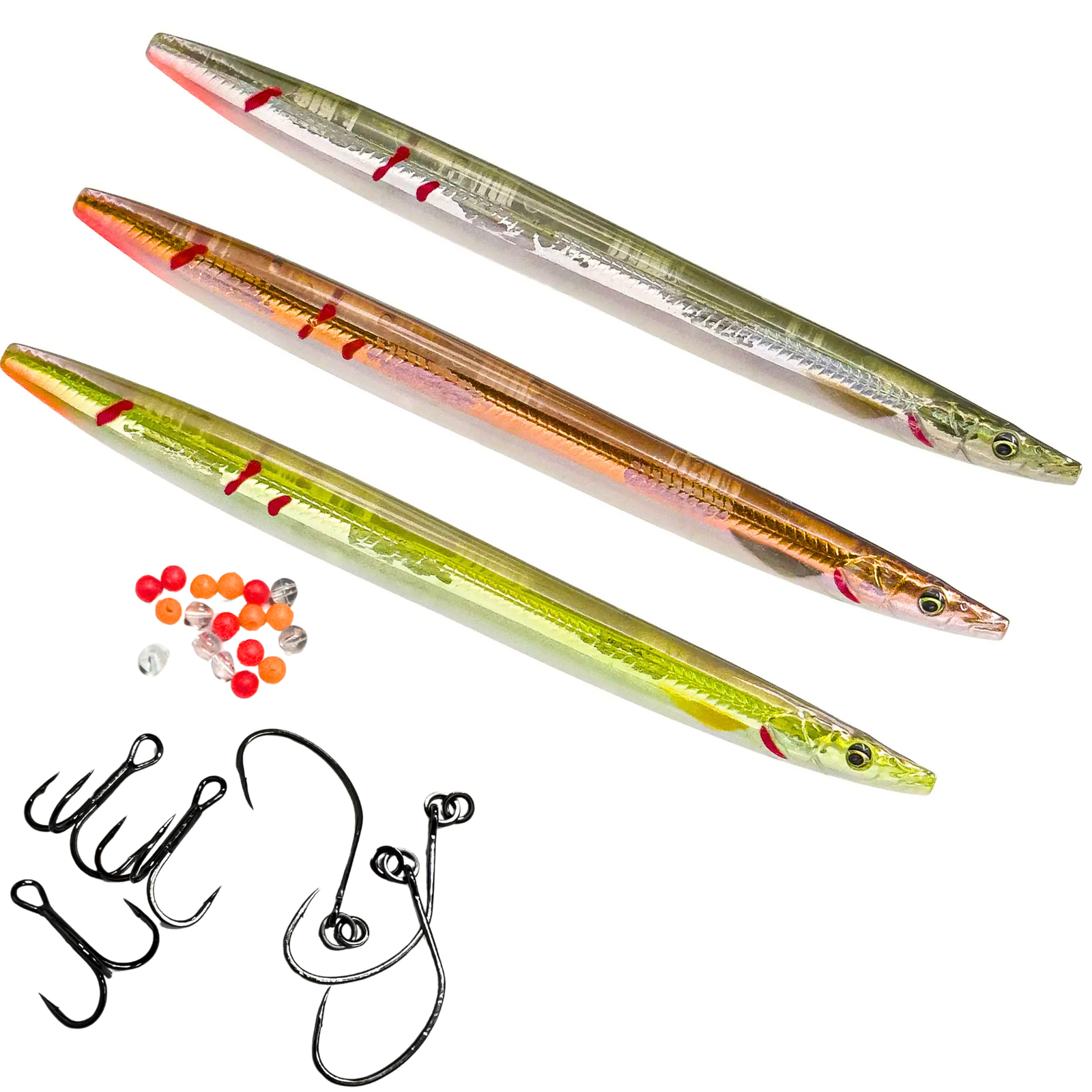 Savage Gear 3D LT Sandeel 125mm 19g Meritaimenviehe – Mads Grosell Signature Kit (3kpl)