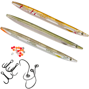 Savage Gear 3D LT Sandeel 110mm 15g Meritaimenviehe | Max Bartholin Signature Kit (3kpl)