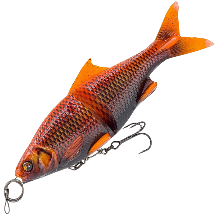 Savage Gear 3D LineThru Glide Roach Haukijigi 17cm 78g | Black Orange Koi