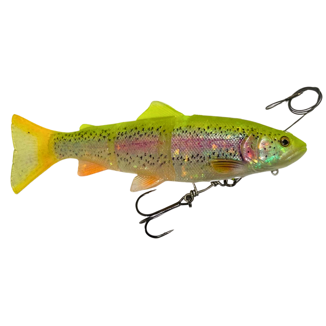 Savage Gear 3D LineThru Trout Haukijigi 15cm 35g Slow Sink | Clear Lemon Trout
