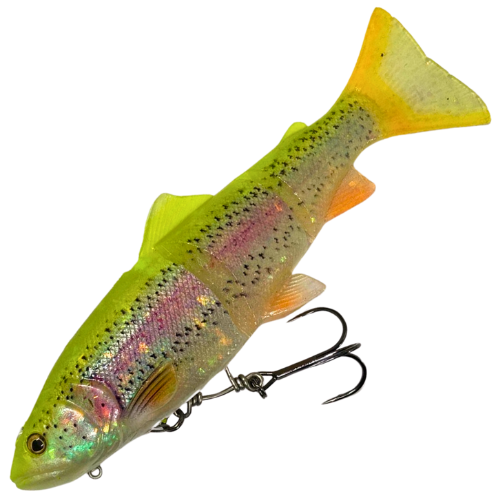 Savage Gear 3D LineThru Trout Haukijigi 15cm 35g Slow Sink | Clear Lemon Trout