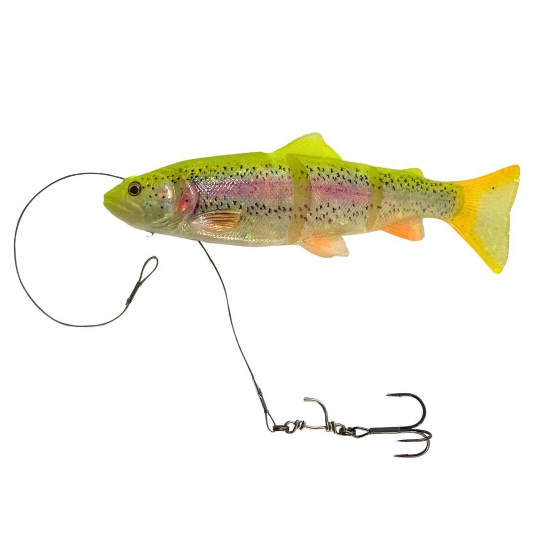 Savage Gear 3D LineThru Trout Haukijigi 15cm 35g Slow Sink | Clear Lemon Trout