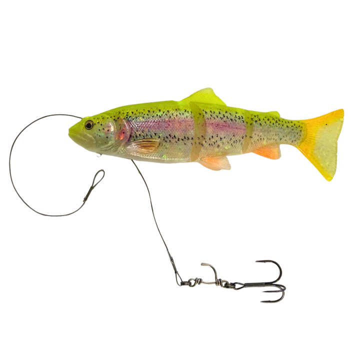 Savage Gear 3D LineThru Trout Haukijigi 15cm 35g Slow Sink | Clear Lemon Trout
