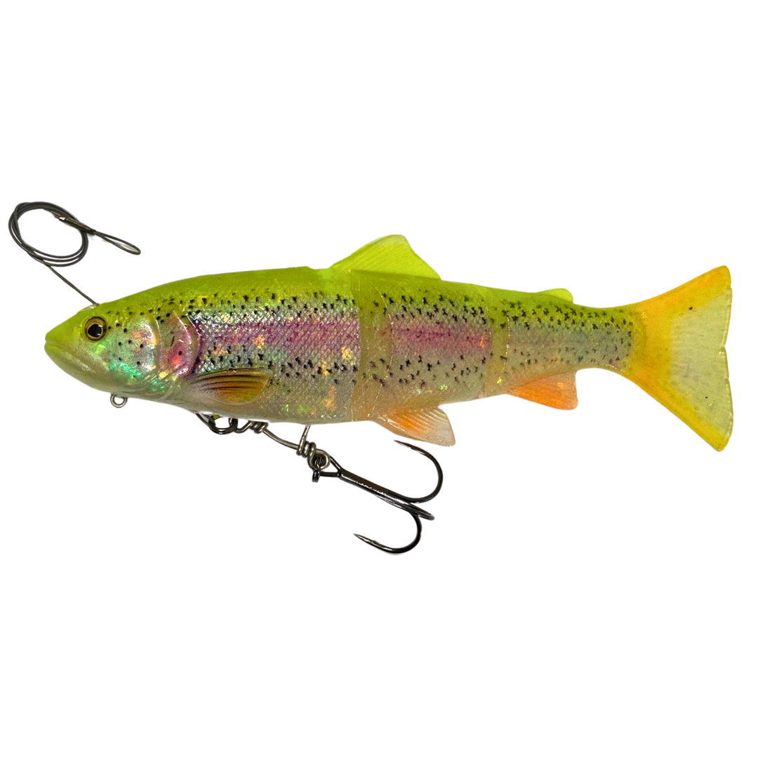 Savage Gear 3D LineThru Trout Haukijigi 15cm 40g Medium Sink | Clear Lemon Trout