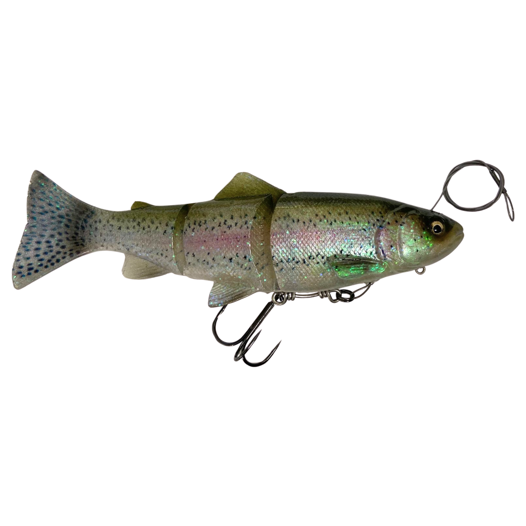 Savage Gear 3D LineThru Trout Haukijigi 15cm 40g Medium Sink | Clear Rainbow Trout