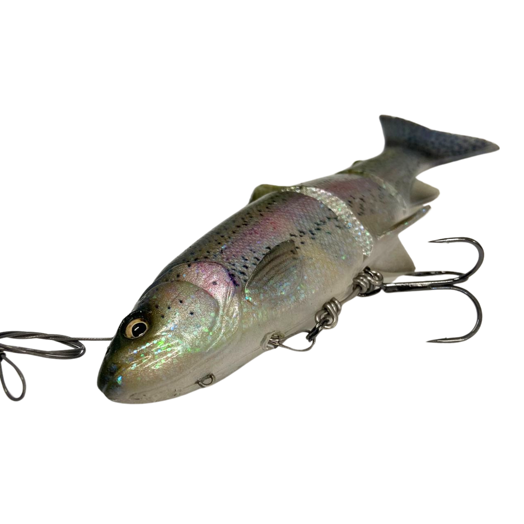 Savage Gear 3D LineThru Trout Haukijigi 15cm 40g Medium Sink | Clear Rainbow Trout