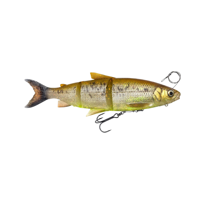 Savage Gear 3D Line Thru Whitefish Haukijigi 17cm 53g | Brown Chartreuse