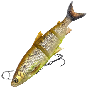 Savage Gear 3D Line Thru Whitefish Haukijigi 17cm 53g | Brown Chartreuse