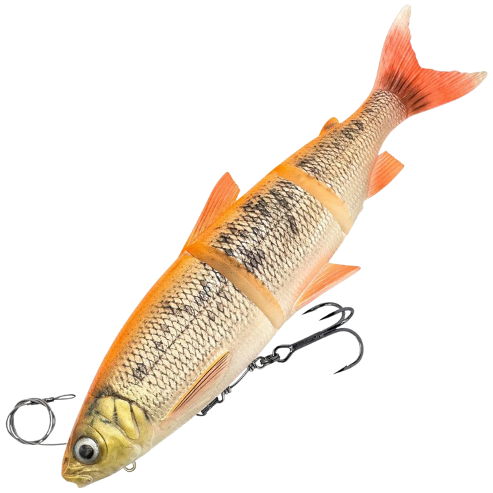 Savage Gear 3D Line Thru Whitefish Haukijigi 17cm 53g | Gold Albino