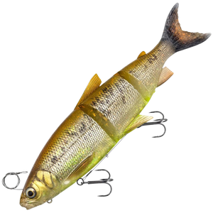 Savage Gear 3D Line Thru Whitefish Haukijigi 22cm 107g | Brown Chartreuse