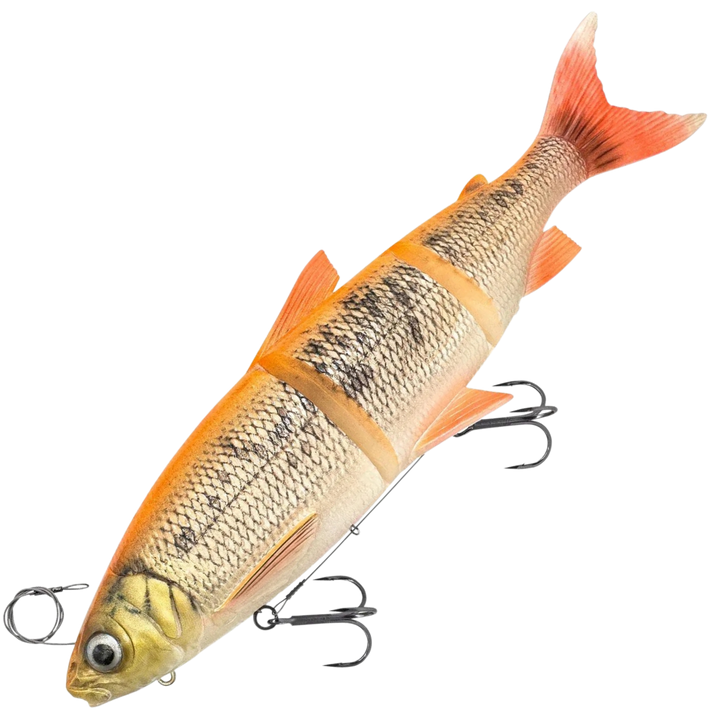 Savage Gear 3D Line Thru Whitefish Haukijigi 22cm 107g | Gold Albino