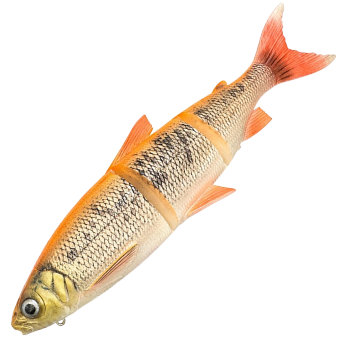 Savage Gear 3D Line Thru Whitefish Haukijigi 36cm 478g | Gold Albino