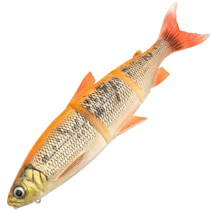 Savage Gear 3D Line Thru Whitefish Haukijigi 36cm 478g | Gold Albino