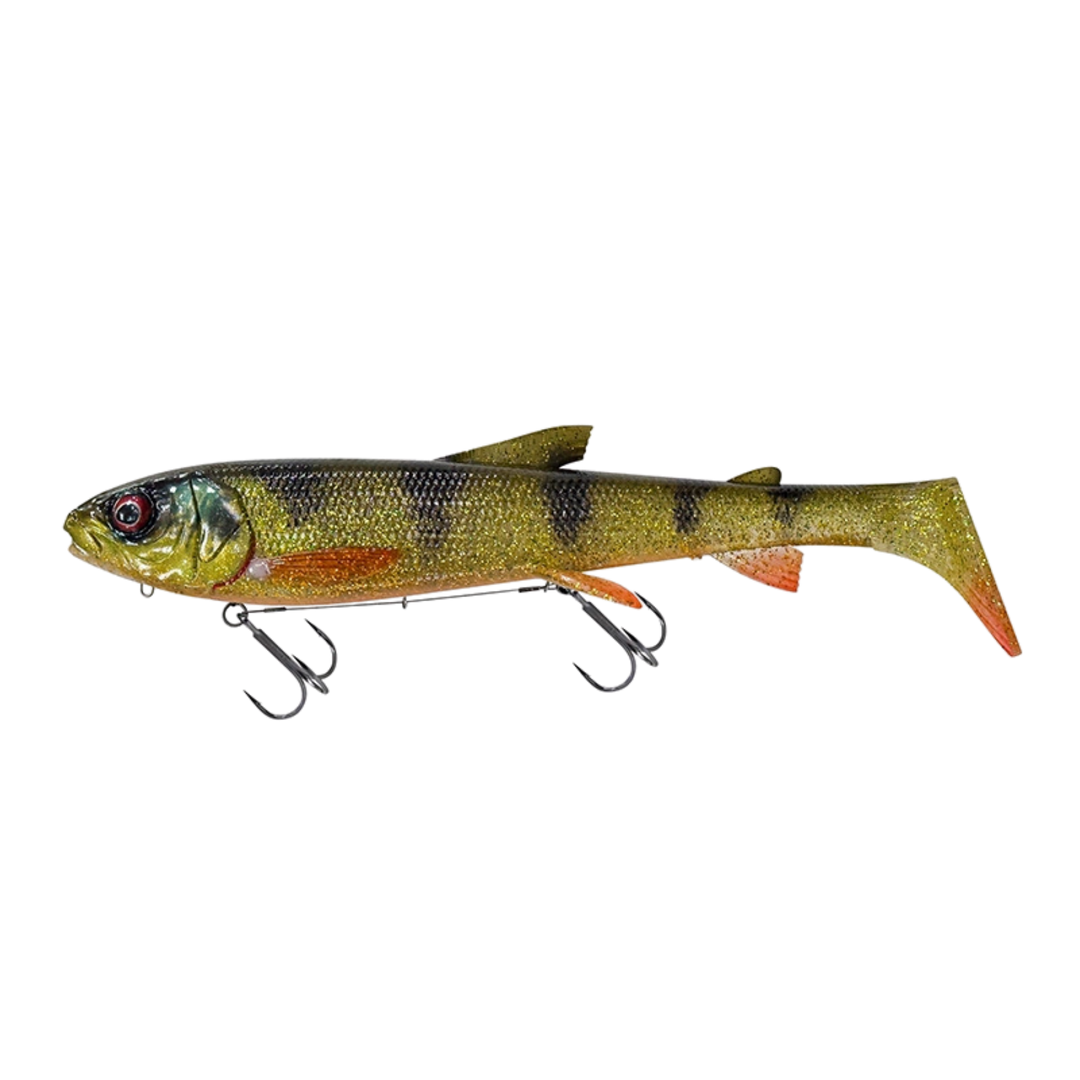 Savage Gear 3D Line Thru Whitefish Shad Haukijigi 38cm 450g | Glitter Perch