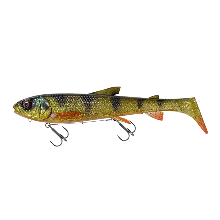 Savage Gear 3D Line Thru Whitefish Shad Haukijigi 38cm 450g | Glitter Perch