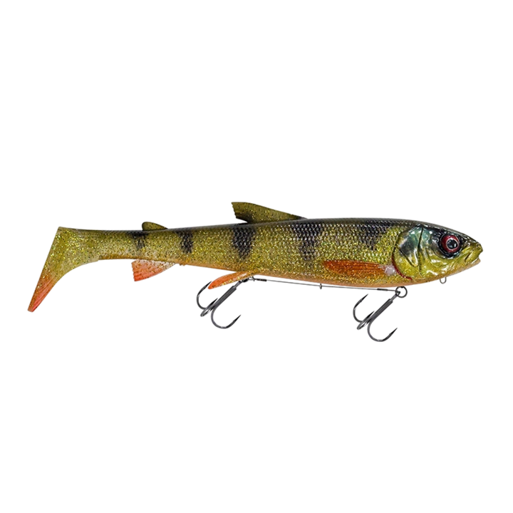 Savage Gear 3D Line Thru Whitefish Shad Haukijigi 38cm 450g | Glitter Perch
