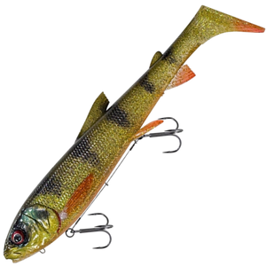 Savage Gear 3D Line Thru Whitefish Shad Haukijigi 38cm 450g | Glitter Perch
