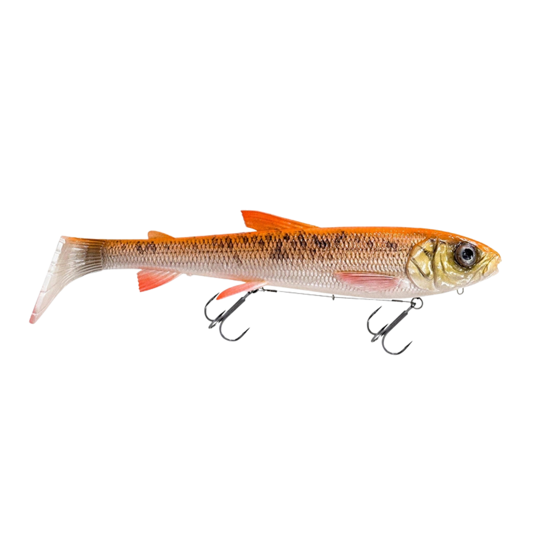 Savage Gear 3D Line Thru Whitefish Shad Haukijigi 38cm 450g | Golden Albino