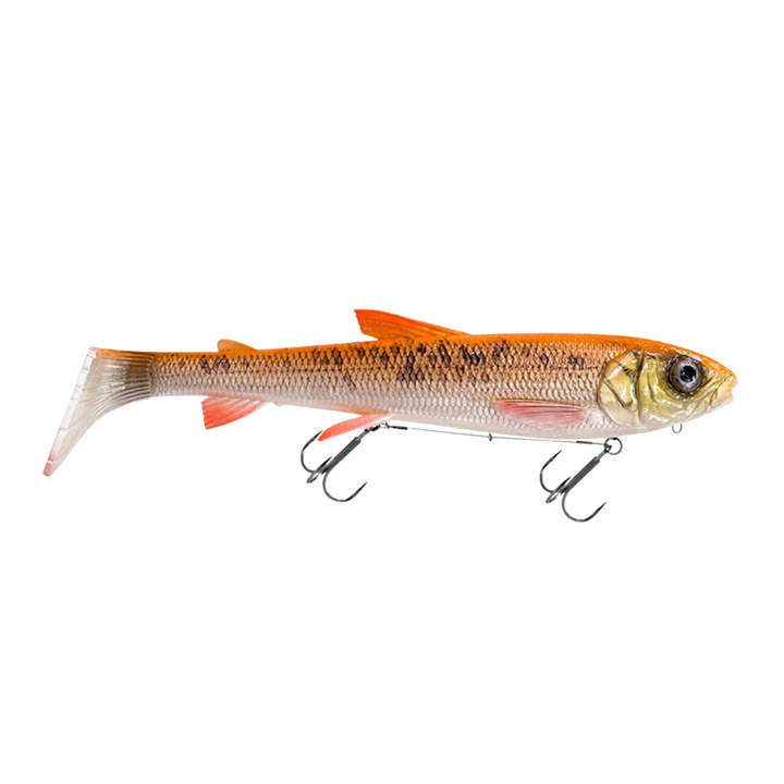Savage Gear 3D Line Thru Whitefish Shad Haukijigi 38cm 450g | Golden Albino