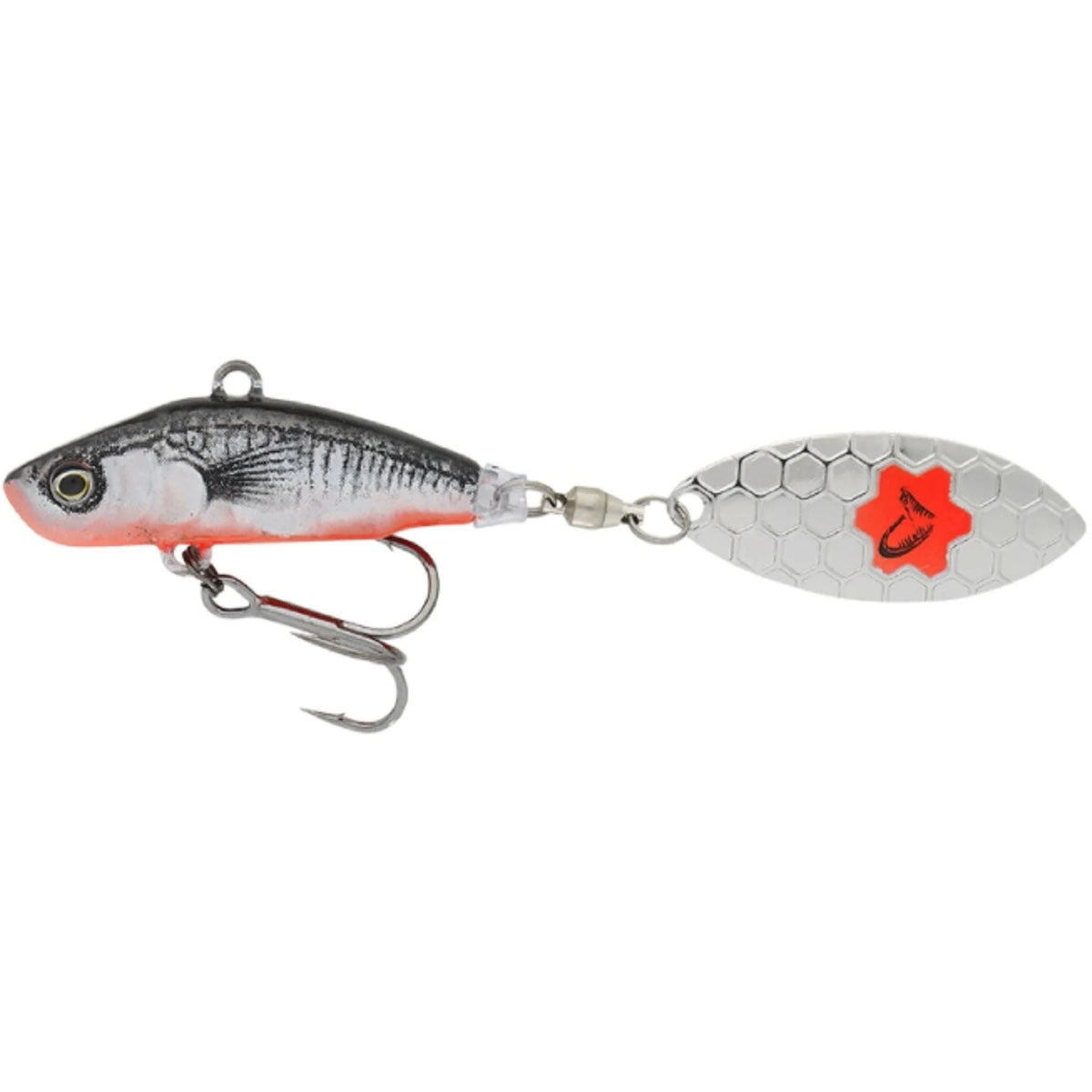 Savage Gear 3D Sticklebait Spintail 7.3cm 13g | Black Red