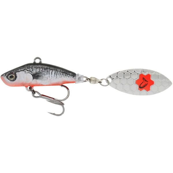 Savage Gear 3D Sticklebait Spintail 7.3cm 13g | Black Red