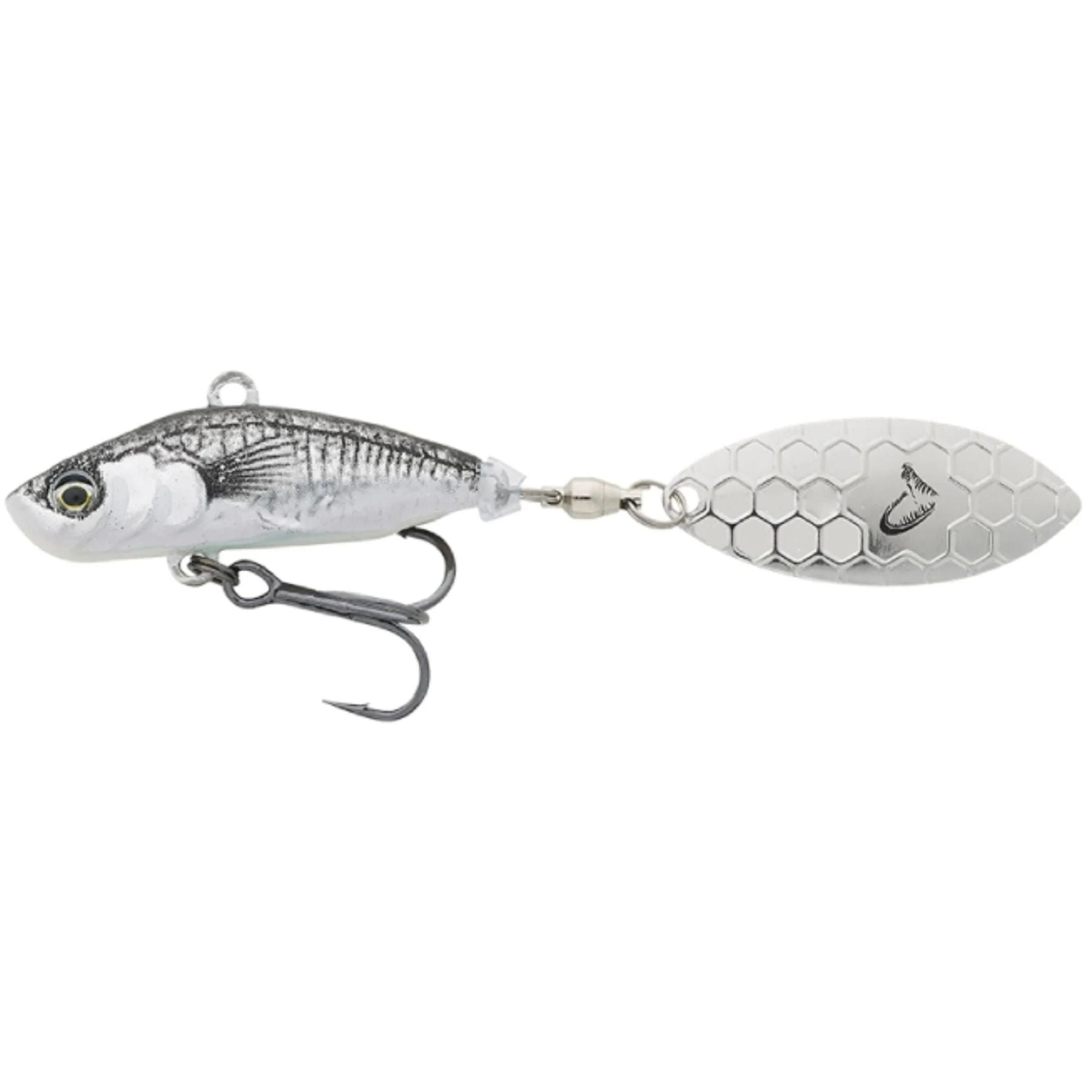 Savage Gear 3D Sticklebait Spintail 8cm 18g | Black Silver