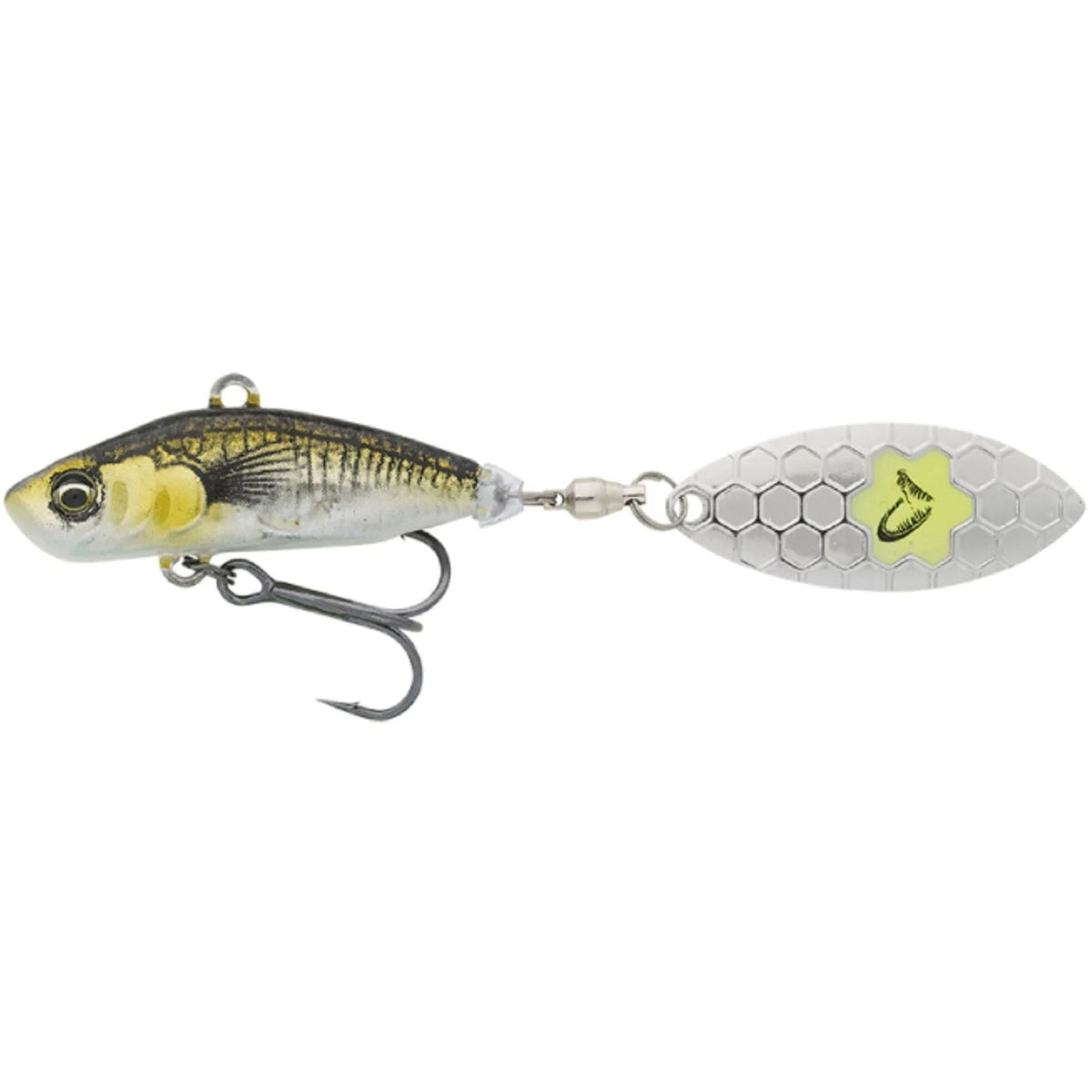 Savage Gear 3D Sticklebait Spintail 7.3cm 13g | Green Silver Ayu