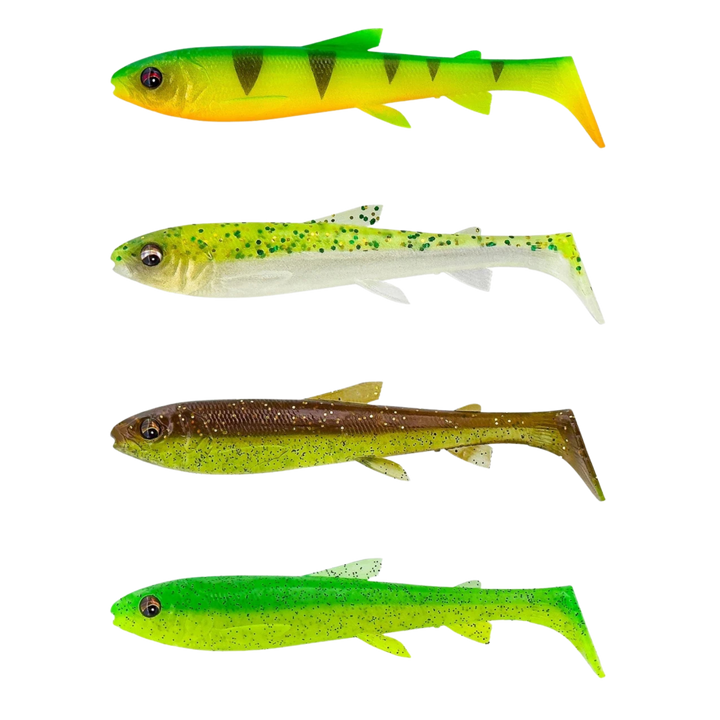 Savage Gear 3D Whitefish Shad 9cm Jigi 4kpl | Dark Water Mix