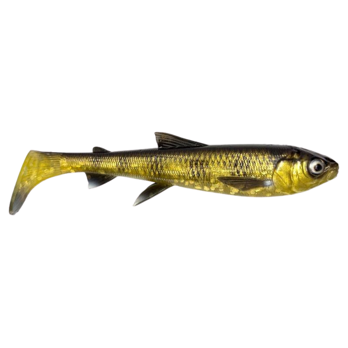 Savage Gear 3D Whitefish shad Jigi 27cm | 152g | Black Gold Glitter