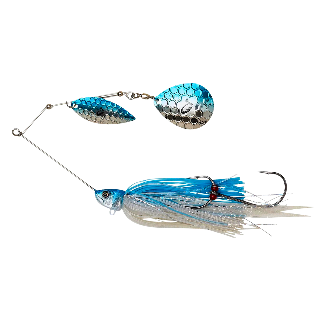 Savage Gear Da Bush Spinnerbait 32g | Blue Silver