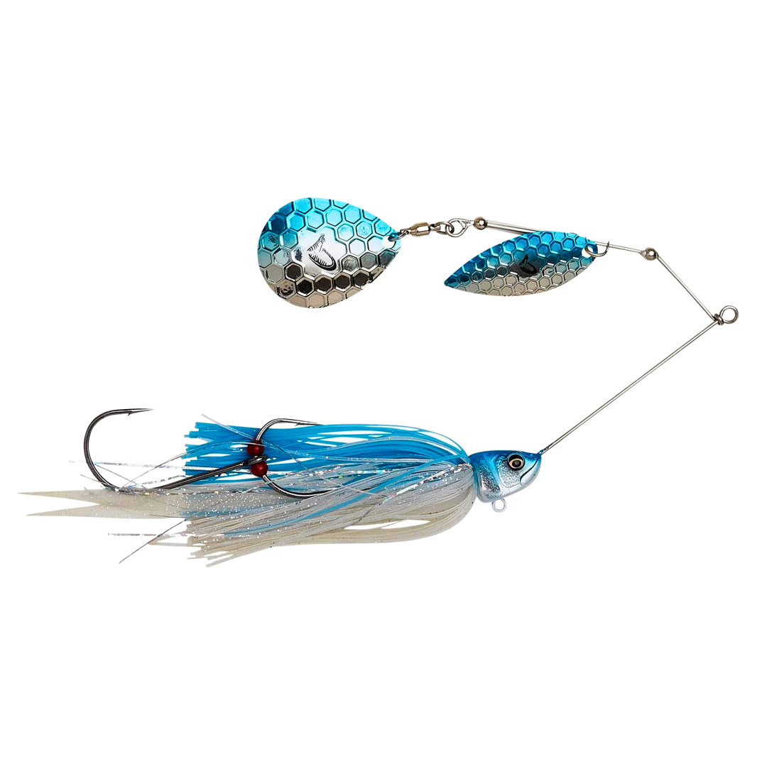 Savage Gear Da Bush Spinnerbait 32g | Blue Silver