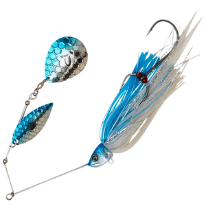 Savage Gear Da Bush Spinnerbait 32g | Blue Silver