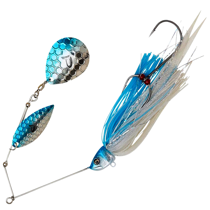 Savage Gear Da Bush Spinnerbait 32g | Blue Silver